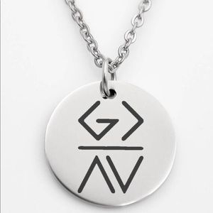God is greater than the highs and lows necklace.